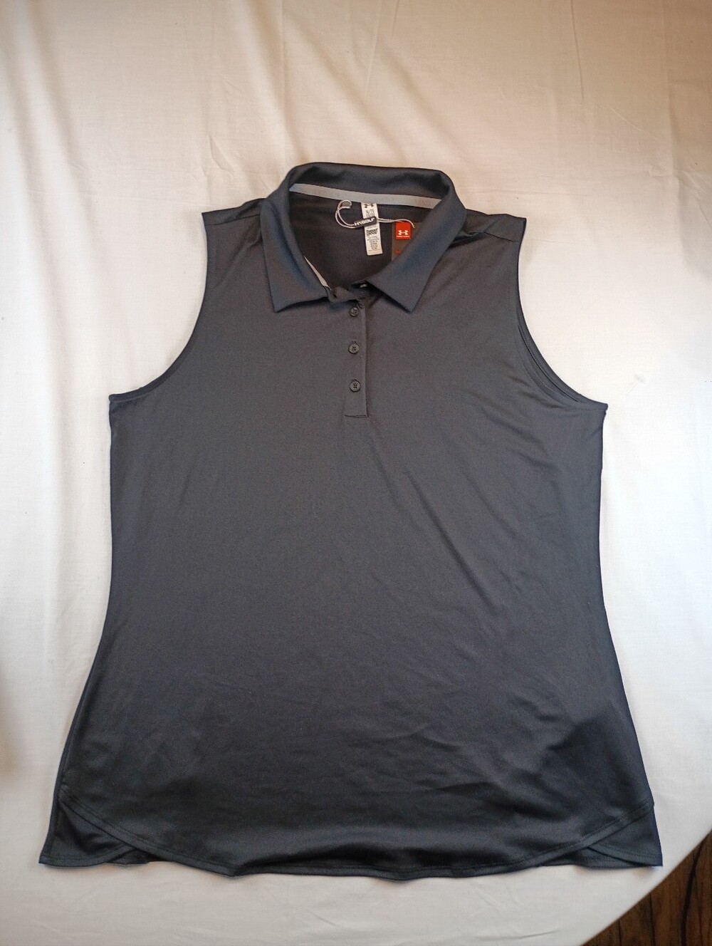 #1143 Under Armour Women's Sleeveless Polo Tank Top